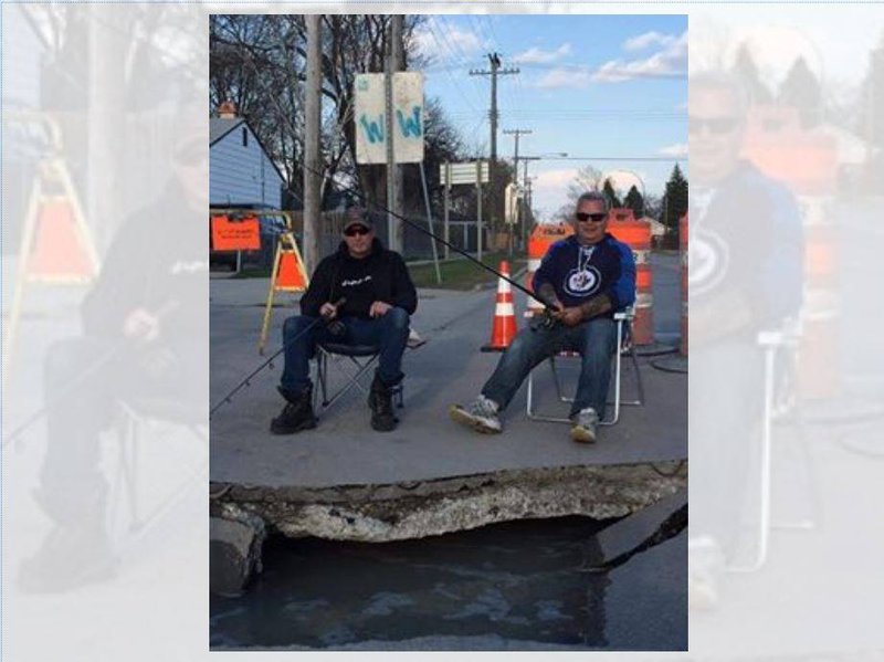 Canada - ice fishing game